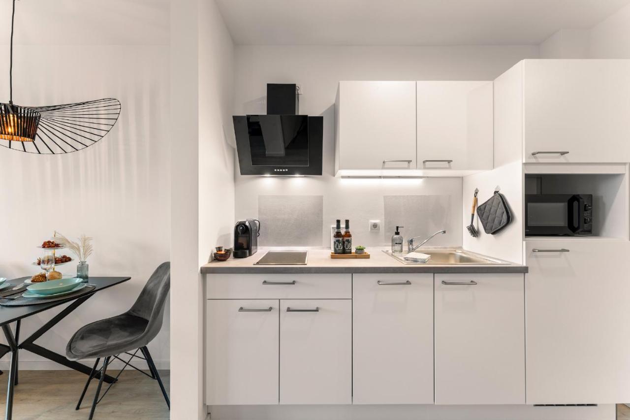 Modernes Apartment Am Gleispark Oldenburg Exteriér fotografie